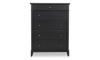 Picture of Trisha Todays Traditions Black 5-Drawer Chest