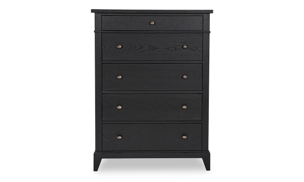 Picture of Trisha Todays Traditions Black 5-Drawer Chest