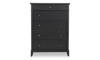 Picture of Trisha Todays Traditions Black 5-Drawer Chest