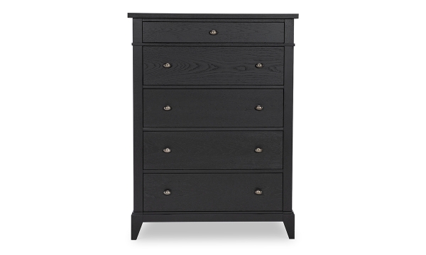 Picture of Trisha Todays Traditions Black 5-Drawer Chest