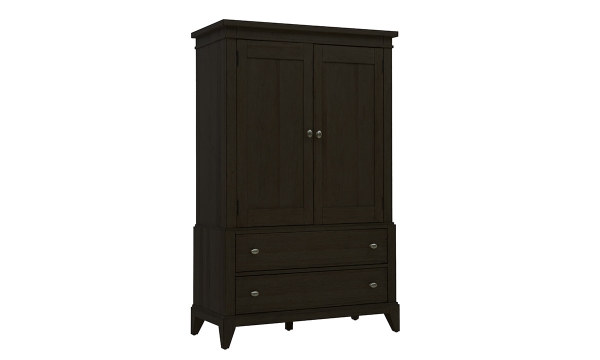 Picture of Trisha Todays Traditions Black 2-Door Highboy Drawer Chest
