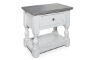 Picture of Sage White 1-Drawer Nightstand