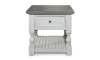 Picture of Sage White 1-Drawer Nightstand