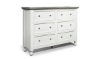 Picture of Sage White 6-Drawer Dresser