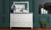 Picture of Sage White 6-Drawer Dresser