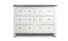 Picture of Sage White 6-Drawer Dresser