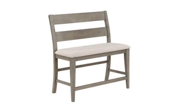 Picture of Davis Home Ohana Gray Counter Height Bench