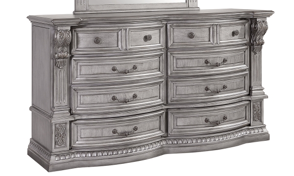 Picture of Carnegie Manor Platinum 8-Drawer Dresser