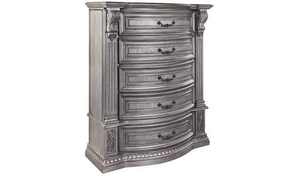 Picture of Carnegie Manor Platinum 5-Drawer Chest