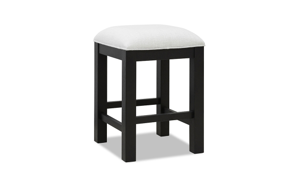 Picture of Trisha Todays Traditions White Upholstered Counter Stool
