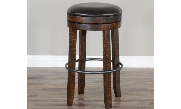 Picture of Homestead Tobacco 30" Backless Swivel Stool