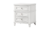 Picture of Waterpointe White 3-Drawer Nightstand