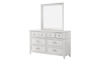 Picture of Waterpointe White 3-Piece King Panel Storage Bedroom Set