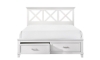 Picture of Waterpointe White King Panel Storage Bed