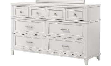 Picture of Waterpointe White 6-Drawer Dresser