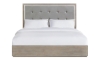 Picture of Perry Gray King Upholstered Panel Bed