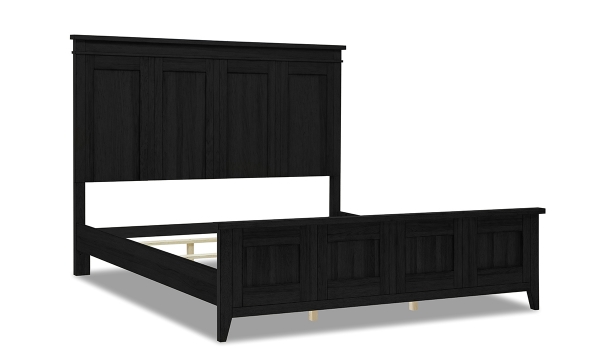 Picture of Trisha Todays Traditions Black King Panel Bed