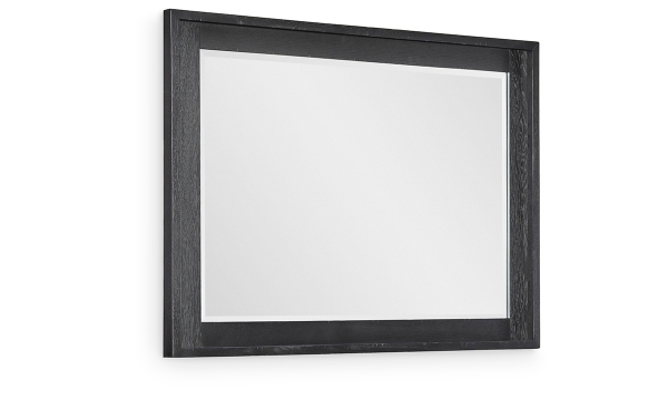 Picture of Trisha Todays Traditions Black Landscape Mirror