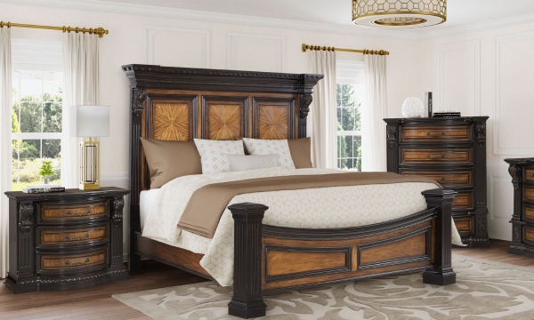 Picture of Carnegie Manor King Mansion Panel Bed