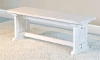 Picture of Homestead White Side Bench