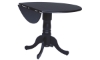 Picture of Bishop Black 42-inch Drop Leaf Dining Table