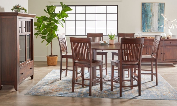 Picture of Mahogany Expressions 5-Piece Counter Height Dining Set