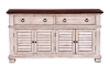 Picture of Belmont Antique Linen 4-Door Buffet