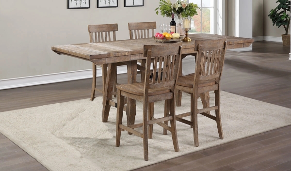 Picture of Riverdale Driftwood 5-Piece Counter Height Dining