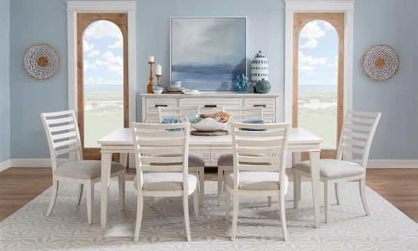 Picture of Edgewater Ivory Extendable Dining Table