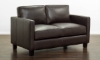 Picture of Cameron Brown Leather Loveseat