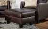 Picture of Cameron Brown Leather Ottoman