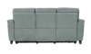 Picture of Malone Blue Leather Power Sofa