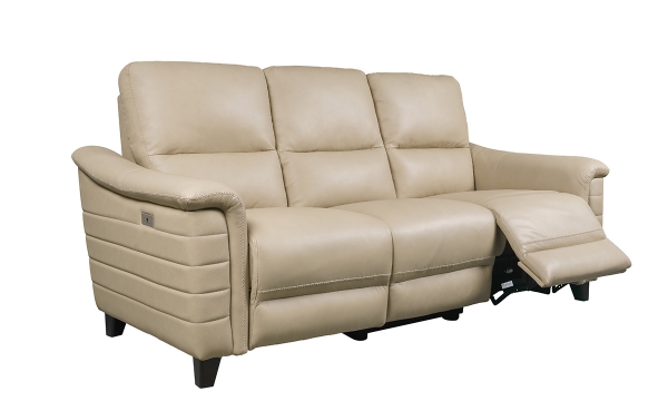 Picture of Malone Cream Leather Power Sofa