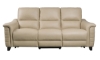 Picture of Malone Cream Leather Power Sofa