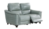 Picture of Malone Blue Leather Power Loveseat