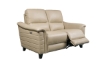 Picture of Malone Cream Leather Power Loveseat