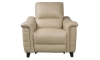 Picture of Malone Cream Leather Power Recliner