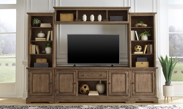 Picture of Wildfire Caramel Complete Entertainment Wall