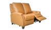 Picture of Lauren Brown Leather Power Loveseat