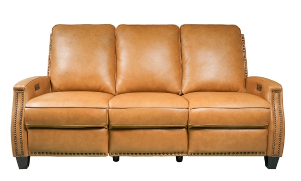 Picture of Lauren Brown Leather Power Sofa