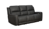 Picture of Pierce Gray Leather Power Sofa