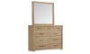 Picture of Modern Loft Khaki Landscape Mirror