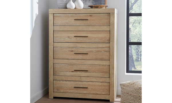 Picture of Modern Loft Khaki 5-Drawer Chest