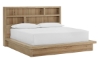 Picture of Modern Loft Khaki Bookcase Bed