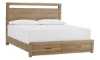 Picture of Modern Loft Khaki Storage Platform Bed