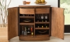Picture of Caden Caramel Marble Top Bar Cabinet