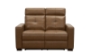Picture of Cara Saddle Leather Triple Power Loveseat
