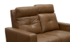 Picture of Cara Saddle Leather Triple Power Loveseat