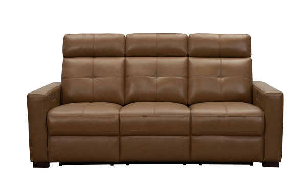 Picture of Cara Saddle Leather Triple Power Sofa