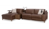 Picture of Solana Clay Leather 3-Piece Left Chaise Sectional